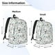 thumbnail image 2 of Easygdp Bicycle Mochila de Lona Resistente para Laptop, Compatible con Laptops de 15 a 17 pulgadas, Ideal para Escuela, Trabajo y Viajes-Medium, 2 of 5
