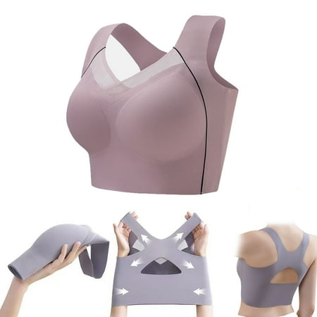 Full Cup Pads Large Size Breathable Bras For Ladys Women  Full Cup Pads Large Size Breathable Bras  Posture Correcting Bra  Posture Correction Bra
