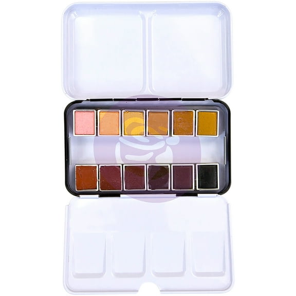 Prima Watercolor Confections Watercolor Pans 12/Pkg-Complexion