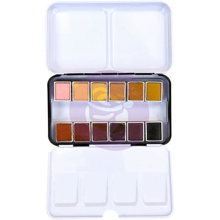 UPC: 0655350631857 | Prima Watercolor Confections Watercolor Pans 12/Pkg-Complexion