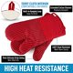 thumbnail image 2 of Guantes de cocina de algodón, resistentes al calor, 2 of 3