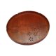 thumbnail image 2 of Bandeja redonda de madera, bandeja de té, bandeja de cocina, bandeja de madera para servir, plato para servir para baño, decoración otomana para el 27cm, 2 of 8