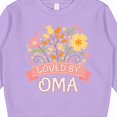 thumbnail image 3 of Inktastic Oma Loves Me Granddaughter for Girl Toddler Sweatshirt, 3 of 4