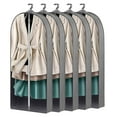 thumbnail image 2 of YAOMOBB Clear Garment Bag Waterproof Breathable Clear PVC Garment Cover for Wardrobe Hanging Clothes, 2 of 5