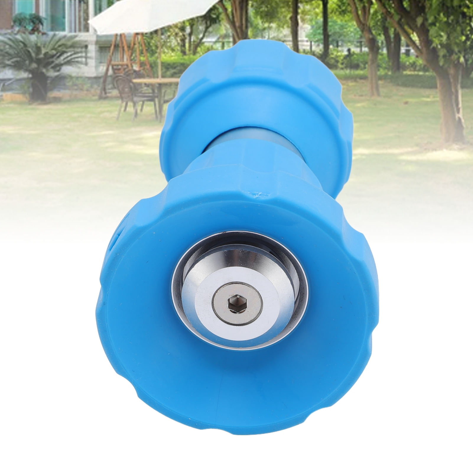 Suodoka Heavy Duty Fireman Style Garden Hose Nozzle Sprayer with Stainless Steel Parts, Ergonomic Water Nozzle for Plants Watering, Car Washing & Pet Cleaning (2.16x4.3x2.5 in / 5.5x11x6.5 cm)