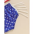 thumbnail image 7 of Suealasg 4th of July Newborn Girls Summer Outfits Tie-up Striped Halter Top +Tasseled Stars Print Shorts 3 6 12 18 Months Baby Girls Clothes for Independence Day, 7 of 7