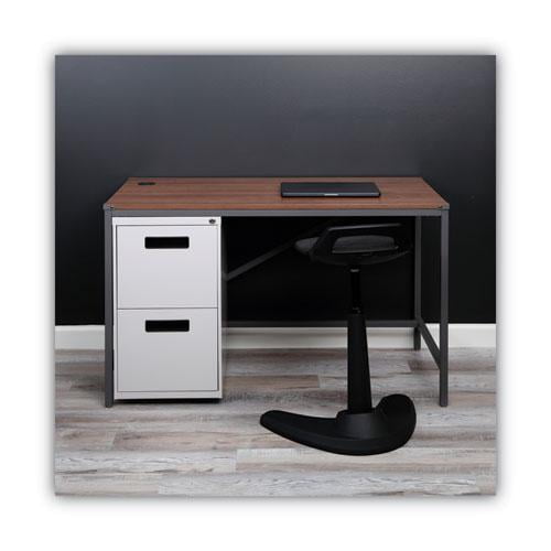 Alera 2 Drawers Vertical Lockable Filing Cabinet, Gray