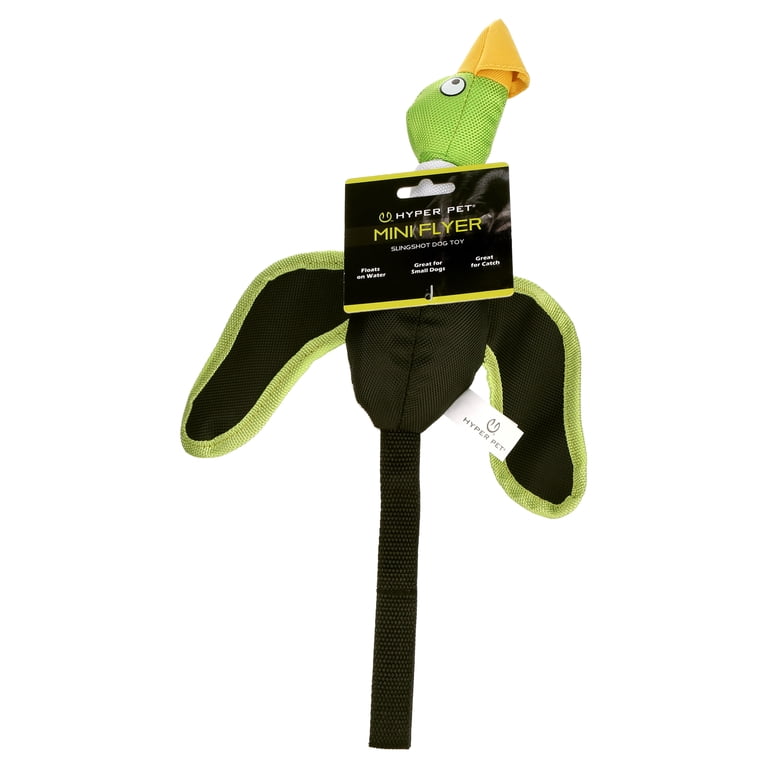 Hyper Pet Flying Fabric Green Duck Bungy Neck Slingshot