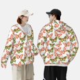 thumbnail image 4 of Vsdgher butterfly Print Adult Hoodie Shirts Rash Guard for Men Women,Long Sleeve Sun Protection Fishing Shirts for Athletic Running Swim-Large, 4 of 7