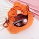 thumbnail image 2 of Bolso de lona para axila, bolso fruncido elegante de color sólido con cordón, bolso para axila para niñas, 2 of 9