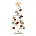 thumbnail image 1 of AMERTEER Tabletop Metal Christmas Tree  Spiral Wrought Iron Ornament Display Stand with Crystal Balls Christmas Ornament 10 Inch Desktop Decorations  Mini Xmas Tree, 1 of 10