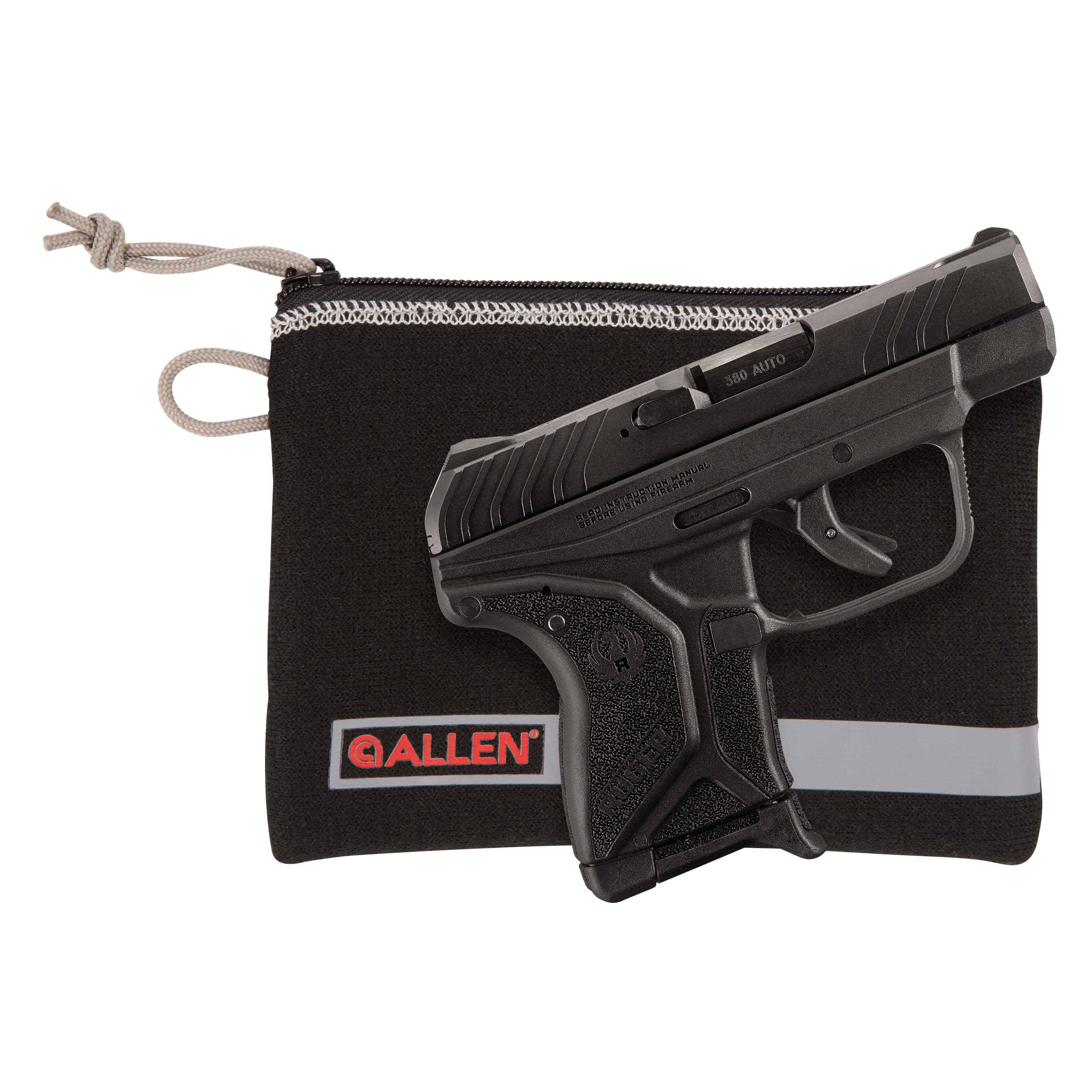 Allen Company Lockable Firearm Storage Pouch, 5"-7" Firearms, 2-Pack