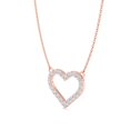 thumbnail image 3 of Fiji - Heart Shape Diamond Pendant Necklace ( 0.20ct ), 3 of 3