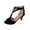 Black, variant on Xfvqtps Women High Heeled Shoes Pointy Toe Close Toe Suede Slender Heel Shoes Summer New Large Size Suede Hollow Ankle Buckle Fashion Outside Wearing Sandals Black
