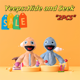 thumbnail image 1 of 9.8" Yeeps: Hide and Seek Plush Toy, Hide & Seek Game Merchandise, Gorilla Tag Plush Toys, Yeeps Plush Pillow, Your Child's Best Friends, Ideal Birthday Gifts for Kids - BU+PK(Without Magnet), 1 of 8