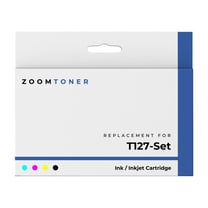 Zoomtoner Compatible with Epson T127 Set Ink / Inkjet Cartridge - High Yield - Cyan Magenta Yellow Black