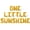 Gold, variant on Letter Balloons - ONE LITTLE SUNSHINE 16" Inch Alphabet Letters Foil Mylar Balloon 1st Birthday Party Banner (Gold)