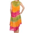 thumbnail image 2 of Sakkas Desert Sun Caftan Dress / Cover Up - Green / Orange - One Size, 2 of 6