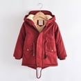 thumbnail image 2 of YunPes Girls Winter Puffer Hooded Jacket Teen Sherpa Fleece Lined Zip Up Oversized Furry Coat Winter Warm Thermal Outwear, 2 of 9