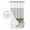 Green, variant on No Hook Pink Purple Striped Shower Curtain with Snap in Liner Set, Abstract Modern Geometric Stripes Waterproof Fabric Bathroom Curtains with See Through Top Window, Hotel Style Stall 54 x 78 Inch