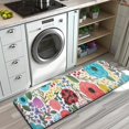 thumbnail image 3 of Pioneer Flower Floral Print Pattern Kitchen Rug Mat,Kitchen Runner Rugs Non Skid Washable,Decorative Kitchen Floor Mats for Kitchen,Sink,Laundry,17"x47.2", 3 of 7