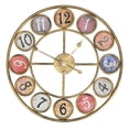 thumbnail image 1 of Clock European Retro Circular Digital Long‑Term Durable Living Room Decoration for Birthday Wedding Holiday Gift, 1 of 14