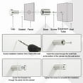 thumbnail image 4 of 1/2x2" Standoff Screws, 16 Pack Stainless Steel Stand Off Wall Mounts Wall Sign Mounting Hardware Advertising Standoff Nail for Hanging Acrylic Signs Picture Frame, Silver, 4 of 6
