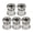 B, variant on Bike 8'' Threaded Bolts for Single Double Triple Bicycles Chainring Mountain Bike Crankset Fixing Nut Bicycles Parts