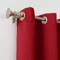 thumbnail image 3 of Sun Zero Nolan 1-Piece Energy Saving Blackout Grommet Curtain Panel, 54"x108", Red, 3 of 9