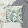 thumbnail image 2 of ONETECH  Spring Sage Green Pillow Covers Watercolor Eucalyptus Floral Throw Pillows Case,Seafoam Leaves Print Decorative Square Cushion Covers Outdoor Leaf Decor for Home Sofa Bed, 2 of 5