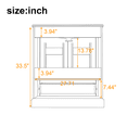 thumbnail image 3 of Harper & Bright Designs 30" Modern Bathroom Vanity with Sink, Bathroom Cabinet Freestanding with Drawer, Single Sink Bathroom Vanity, White, 3 of 16