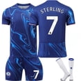 thumbnail image 1 of 2425 Chelsea Home Jersey No. 8 Enzo 20 Palmer 6 Silva Copy Player Name Jersey_h, 1 of 2