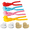 4color, variant on Snowball Maker Clip, Duck Snow Sand Tool For Winter Outdoor Play, Easy Grip Wear-Resistant Snowball Shaper For Snowball Fights, Snow Decor, Sand Play Red
