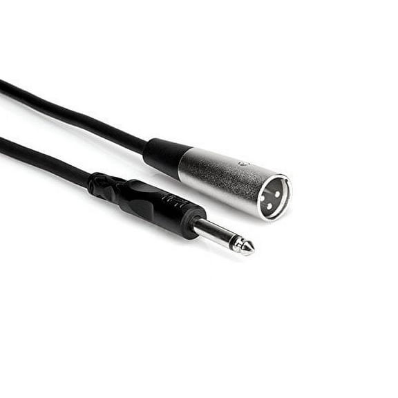 Hosa PXM-120 Unbalanced Interconnect Cable 1/4" TS Male to XLR Male 20 foot