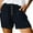 Navy, variant on BUIgtTklOP no boundaries Womens Shorts 2024 Comfy Summer Drawstring High Waist Cotton Shorts for Women Trendy