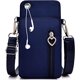 thumbnail image 1 of JM Cartera pequeña para teléfono, bolso de hombro para teléfono móvil, correa de hombro ajustable y desmontable para teléfonos móviles de menos de 7 pulgadas JM, 1 of 5