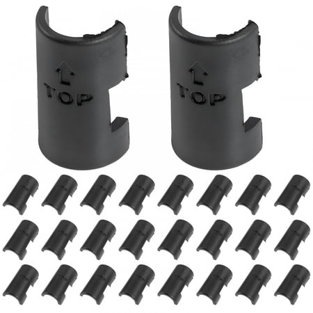 LAMIRO 24pcs Wire Shelf Clip Replacement Shelving Fixing Clip Wire Shelf Fastener