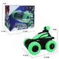 thumbnail image 3 of Remote control car Cyber And Rollover Stunt Car 360 Stunt Rotation 90 Uprightdriving Off Road Vehicle And Sound Effects Children'S Toys Birthday And Christmas Gifts Toys For Girls Boys Green, 3 of 7