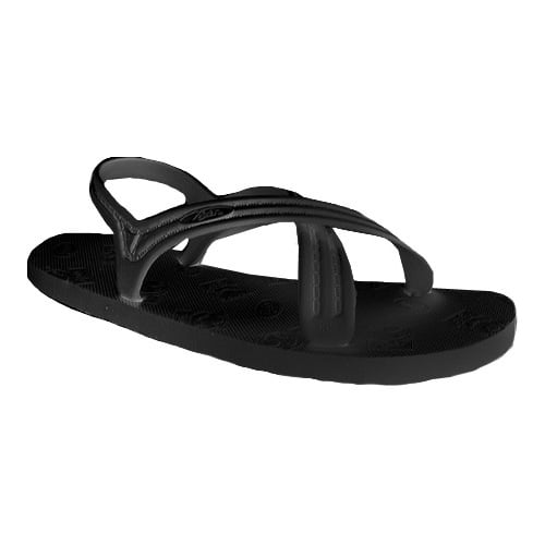 Flojos Flip Flops Men 10 Black Comfort Strap Casual Beach Summer Sandals NEW Flojos Size 10 M Black Flip Flop Sandals Men main image 3