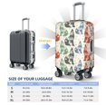 thumbnail image 2 of Luggage Cover Anti Scratch, Gothic Cool Husky Multi Color Elastic Suitcase Protector Fits 18-32 Inch Luggage, 2 of 2