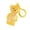 Yellow, variant on Rainbow Bear Squishy Slow Rising Stress Relief Ball,Fidget Colorful Stretchy Sensory Anxiety Calming Squeeze Soft Hand Squishy for Adults Office Desk and Party Favors,Red