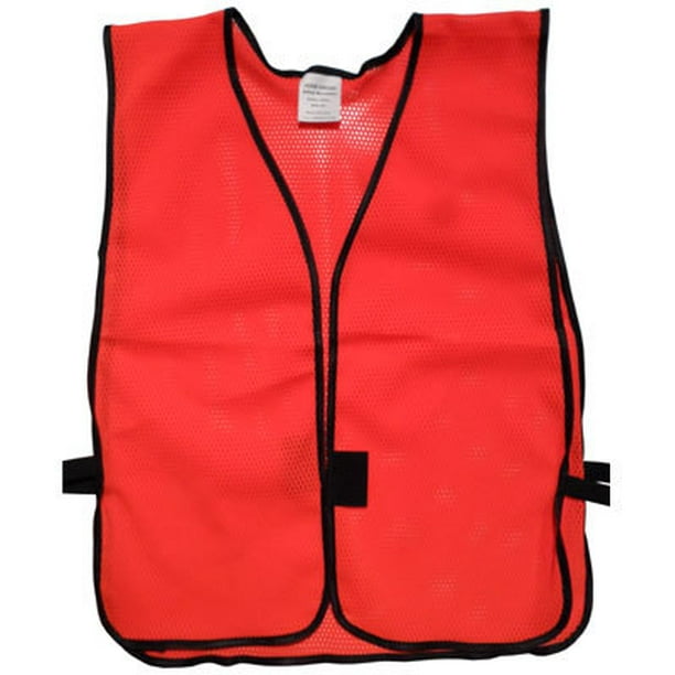 Ansi Red Safety Vests Soft Mesh Plain Vests