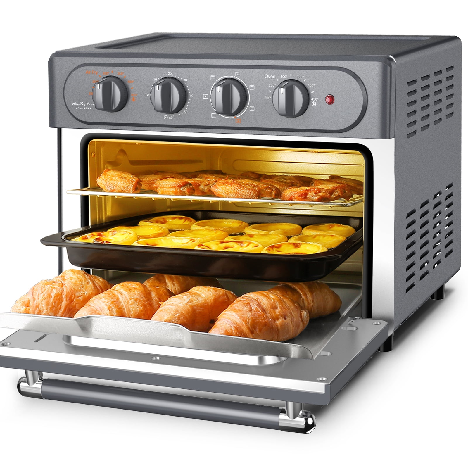 7-In-1 Multifunction Toaster Oven with Warm Broil Toast Bake Air Fryer  Function, 1 Unit - Kroger