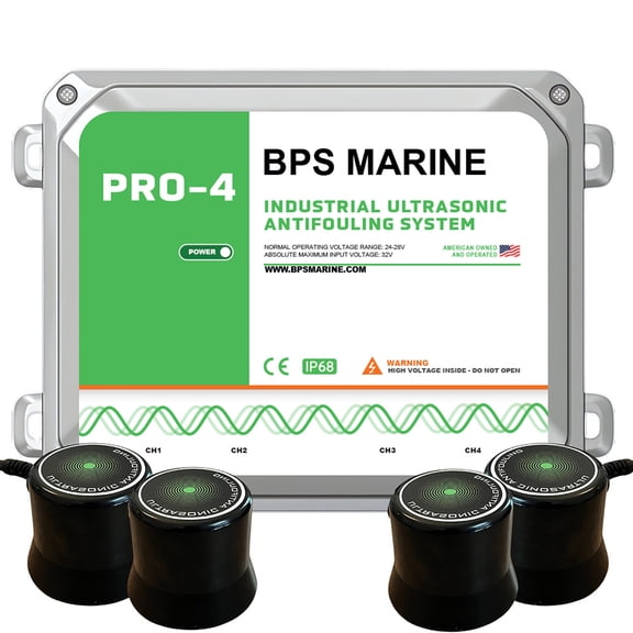 Bps Marine 24V-PRO-4 Pro-4 4-transducer Ultrasonic Antifouling System - 24vdc