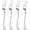 Silver, variant on 200PCS Silver Plastic Spoons - Heavy Duty Disposable Spoons - dessert Spoons for Wedding & Party & New Year & Valentine's Day& Christmas