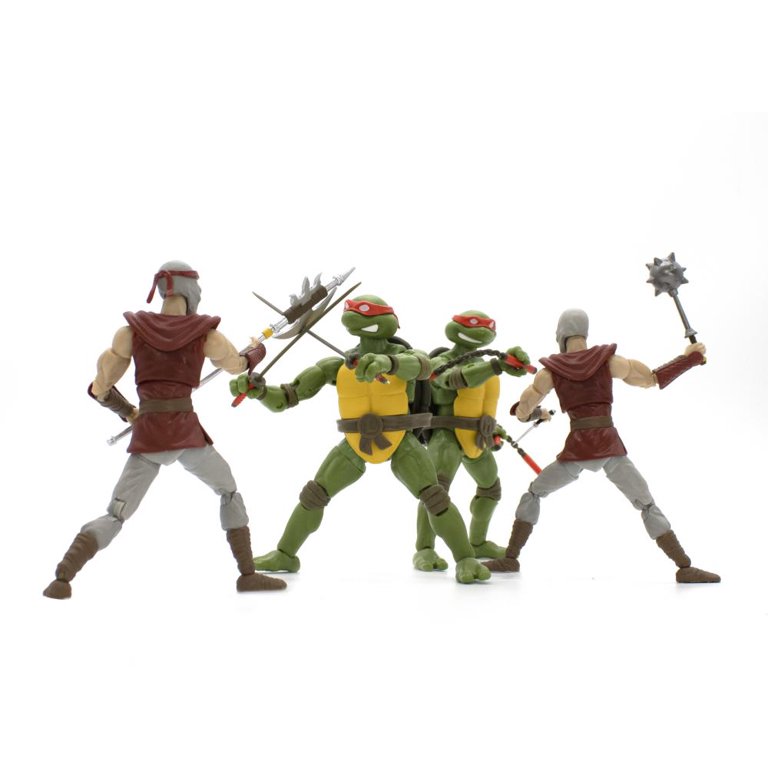 The Loyal Subjects BST AXN Eastman & Laird's Teenage Mutant Ninja Turtles  PX Action 4 Pack Set 1