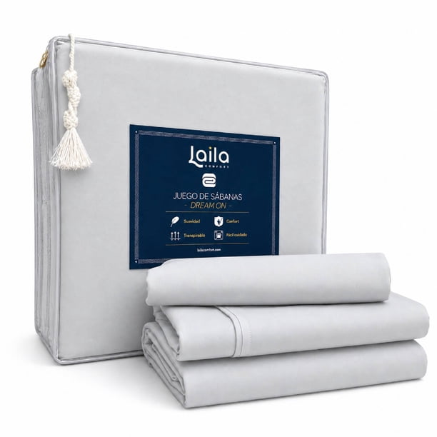 Juego de Sábanas Laila Comfort Premium 1800 Hilos