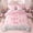 Monogrammed B, variant on Erosebridal Dreamy Glitters Print Twin Bedding Sets for Girls, Pink Bling V Letter Bedding Comforter Set, Pink Reversible 7-Piece