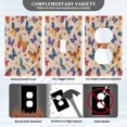 thumbnail image 5 of Switch Panel Switch Decoration 2.76x4.53x0.28 Inches Unused Outlet Cover Switch Plate Wall Plates Living Room Kitchen Bedroom Study Switches Colorful Butterfly, 5 of 8