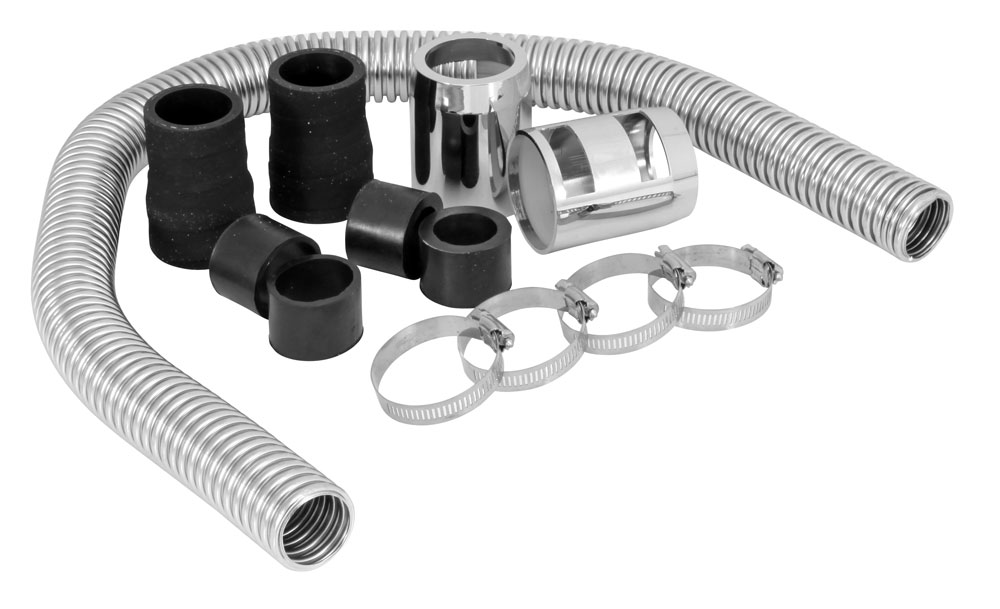 Spectre Industries 7769 Radiator Hose MagnaKool Silver; Chromed